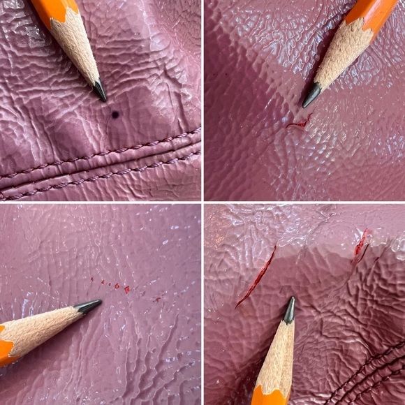 Coach Very Rare Poppy Patent Leather Purple Large Tote Bag - Picture 14 of 14